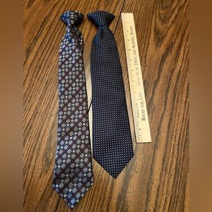 Lot of two children’s clip on ties. EUC